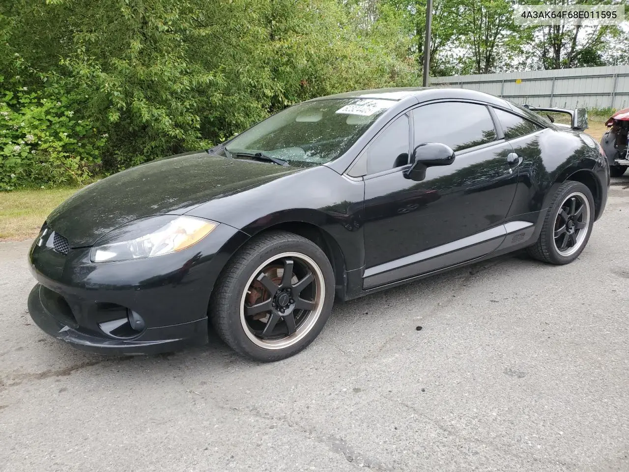 2008 Mitsubishi Eclipse Se VIN: 4A3AK64F68E011595 Lot: 62324405