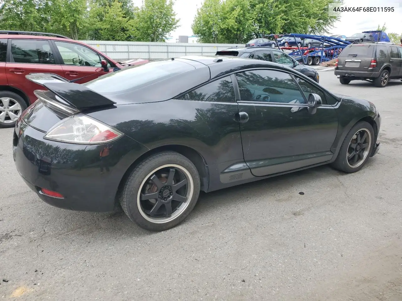 2008 Mitsubishi Eclipse Se VIN: 4A3AK64F68E011595 Lot: 62324405