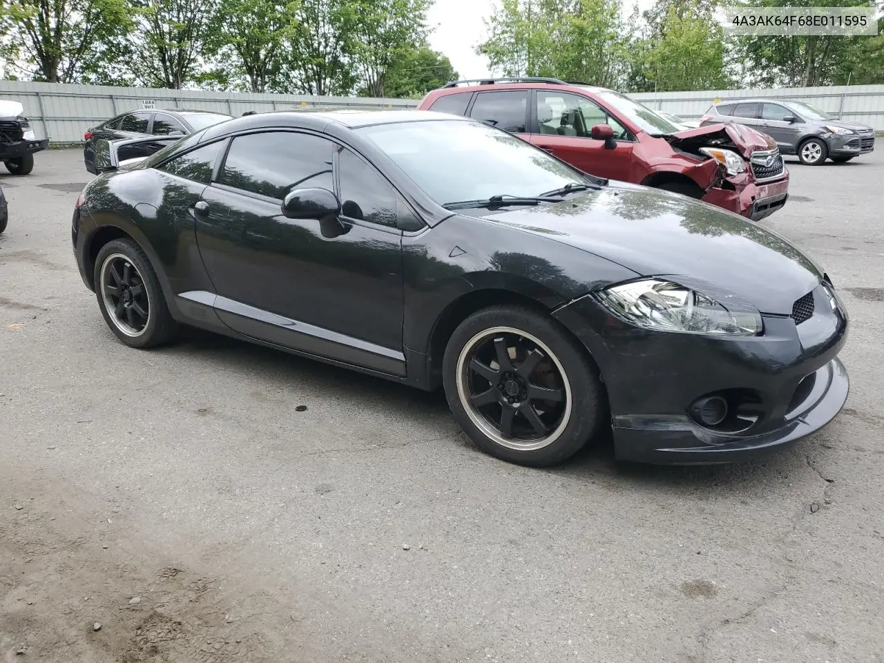 2008 Mitsubishi Eclipse Se VIN: 4A3AK64F68E011595 Lot: 62324405