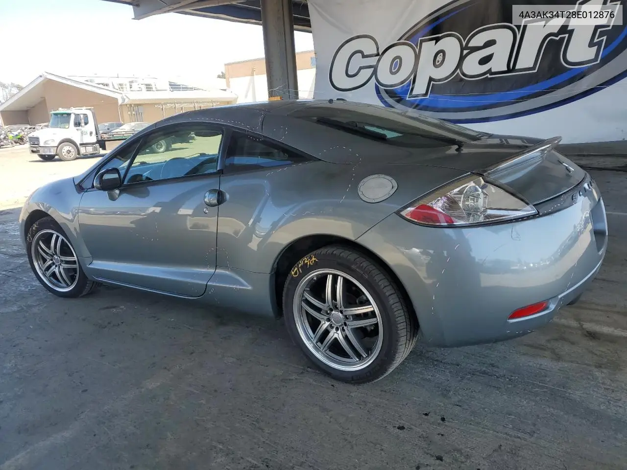 2008 Mitsubishi Eclipse Gt VIN: 4A3AK34T28E012876 Lot: 62543945