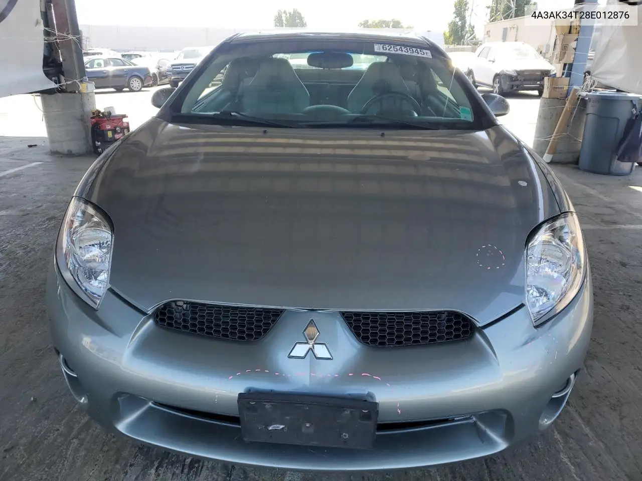 2008 Mitsubishi Eclipse Gt VIN: 4A3AK34T28E012876 Lot: 62543945