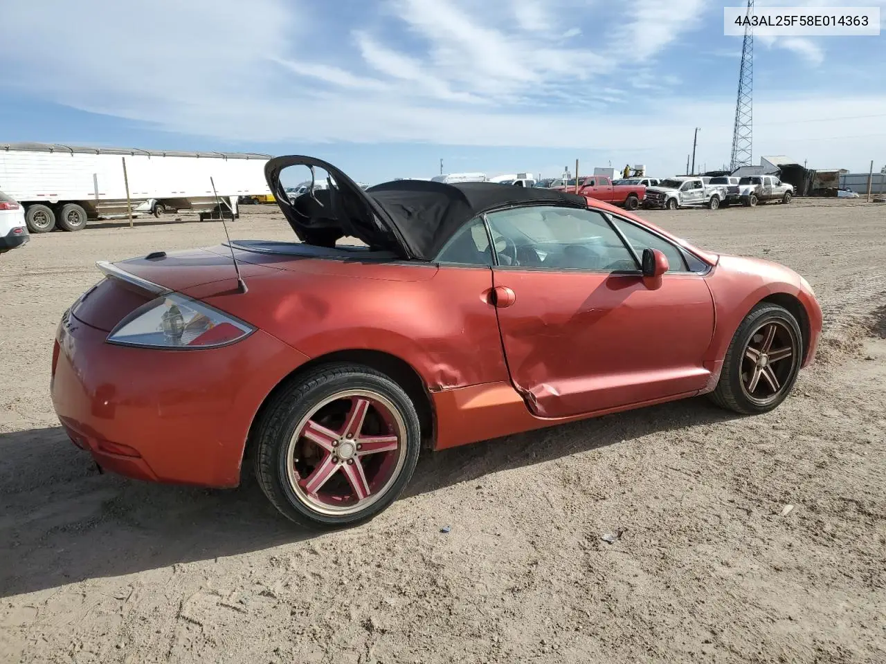 4a3al25f58e014363 4A3AL25F58E014363 2008 Mitsubishi Eclipse Spyder Gs