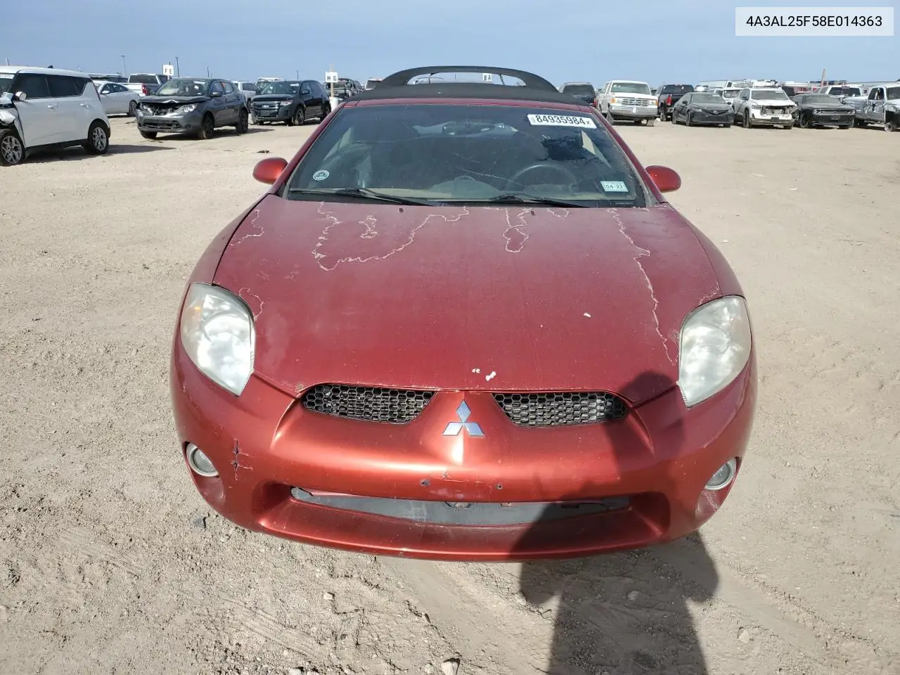 4a3al25f58e014363 4A3AL25F58E014363 2008 Mitsubishi Eclipse Spyder Gs