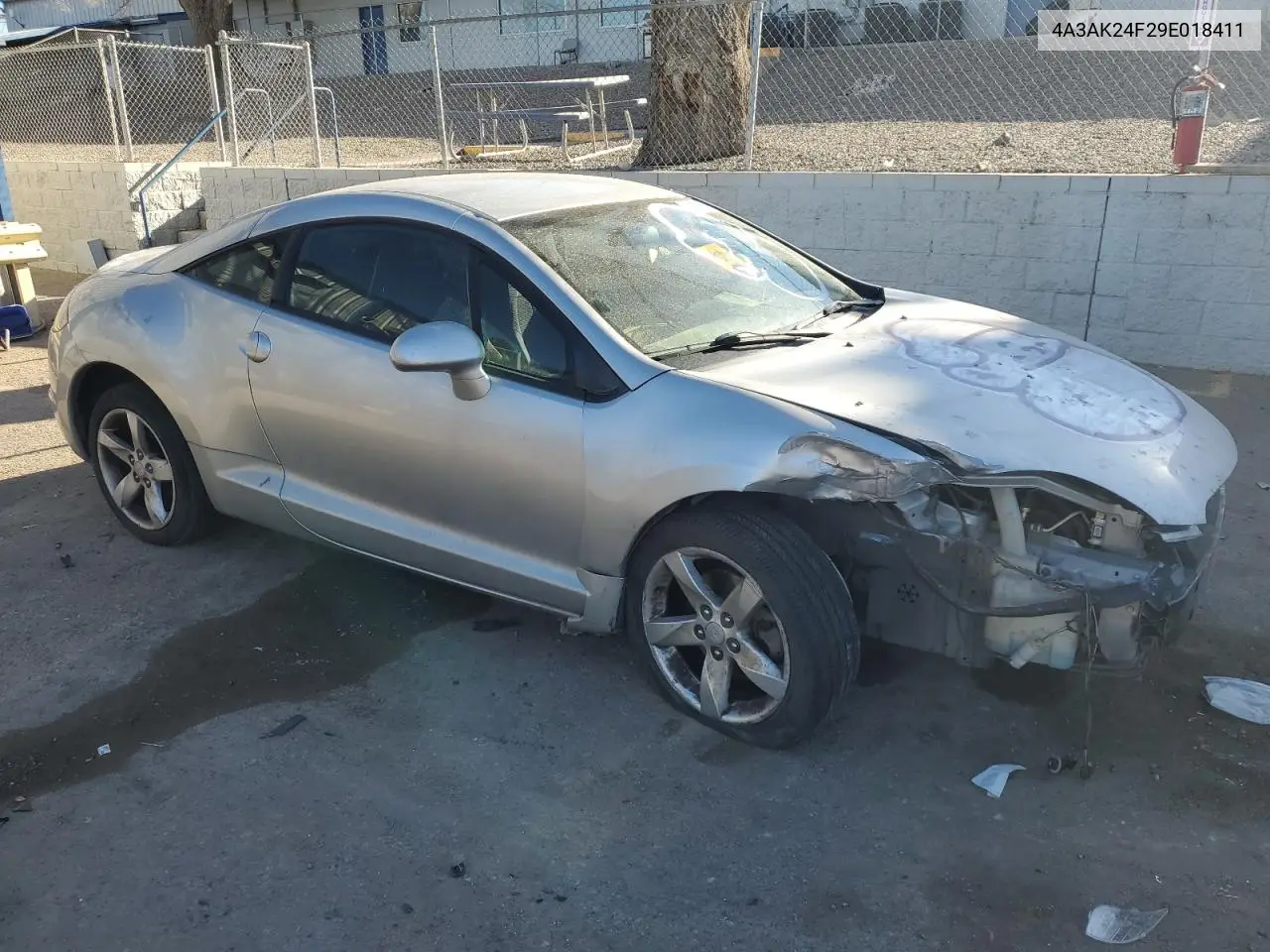 2009 Mitsubishi Eclipse Gs VIN: 4A3AK24F29E018411 Lot: 45739065