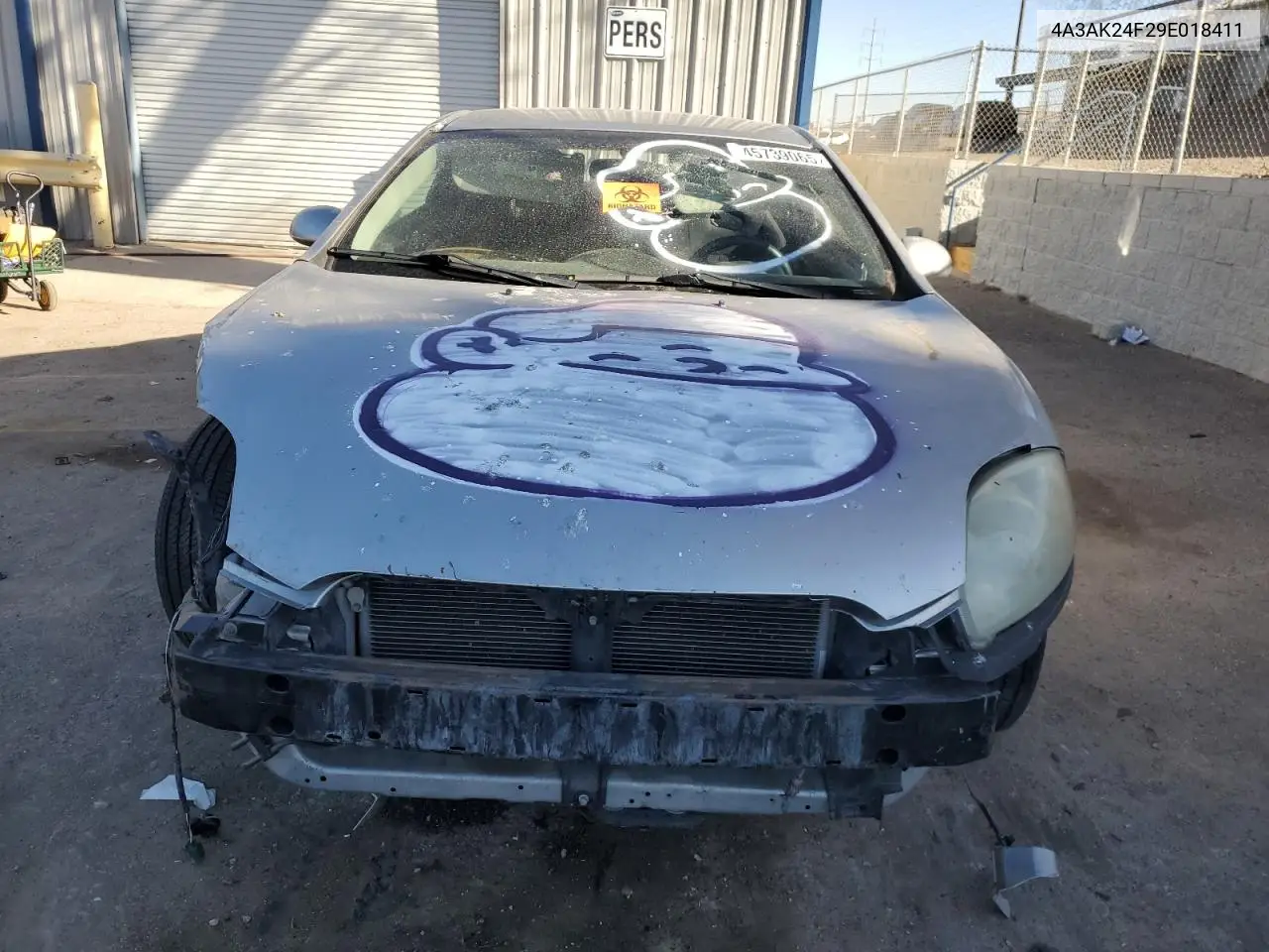 2009 Mitsubishi Eclipse Gs VIN: 4A3AK24F29E018411 Lot: 45739065