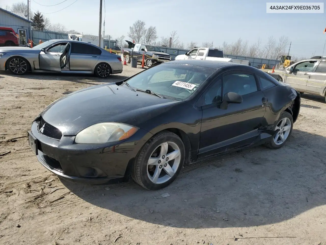2009 Mitsubishi Eclipse Gs VIN: 4A3AK24FX9E036705 Lot: 48771455