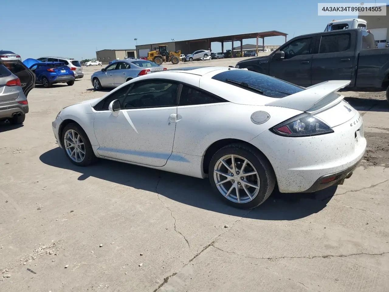 2009 Mitsubishi Eclipse Gt VIN: 4A3AK34T89E014505 Lot: 53554425