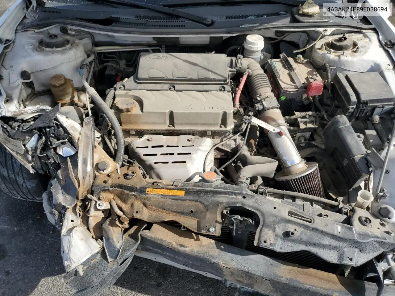 2009 Mitsubishi Eclipse Gs VIN: 4A3AK24F89E038694 Lot: 54579525
