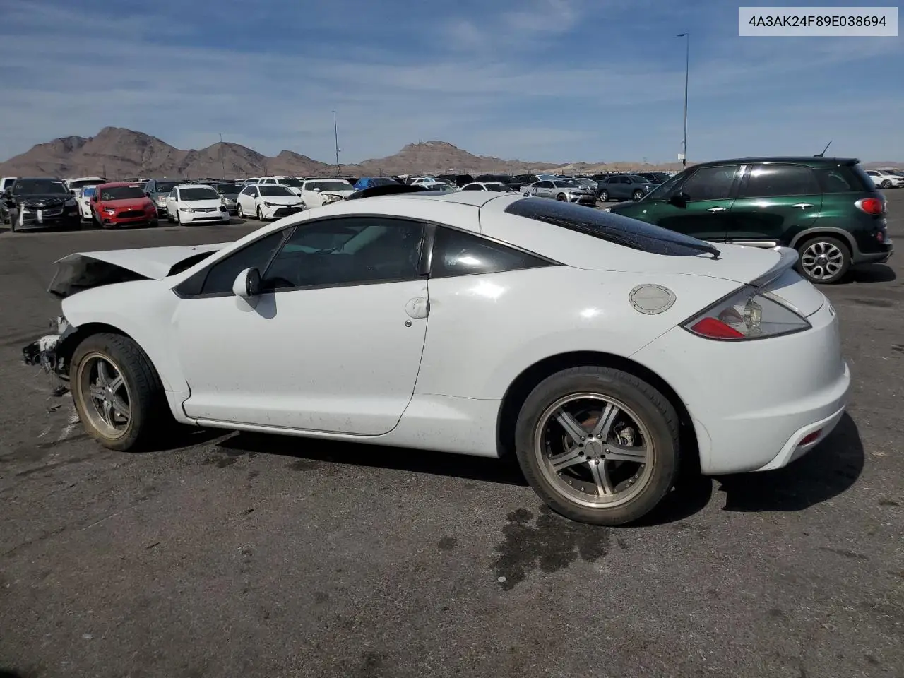2009 Mitsubishi Eclipse Gs VIN: 4A3AK24F89E038694 Lot: 54579525
