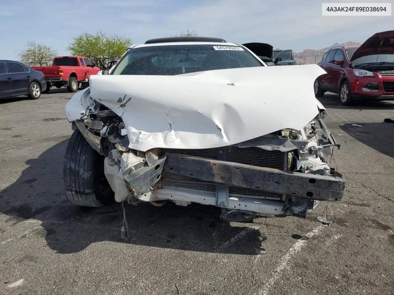 2009 Mitsubishi Eclipse Gs VIN: 4A3AK24F89E038694 Lot: 54579525