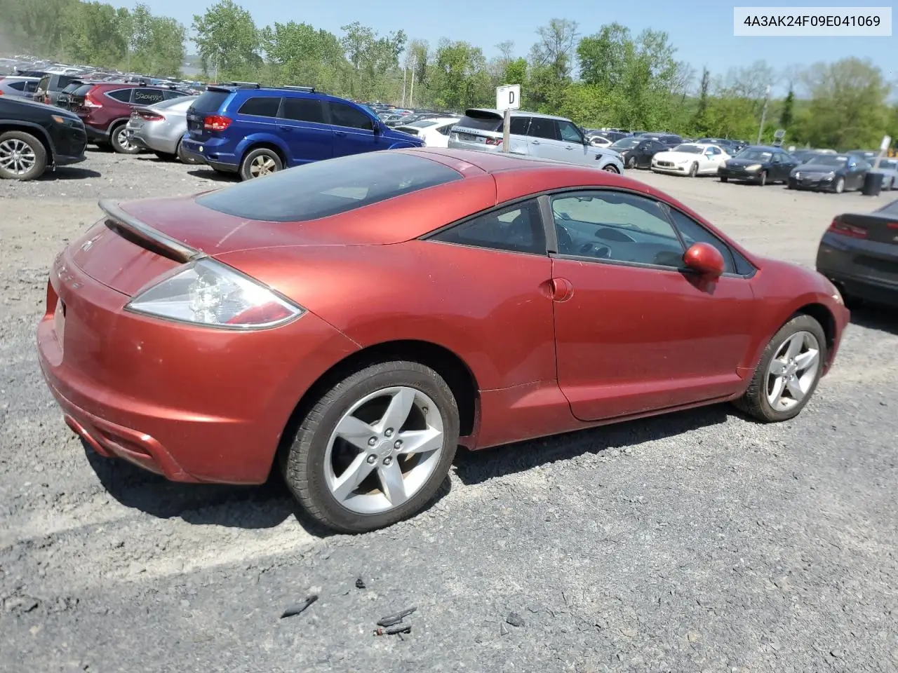 2009 Mitsubishi Eclipse Gs VIN: 4A3AK24F09E041069 Lot: 56494185