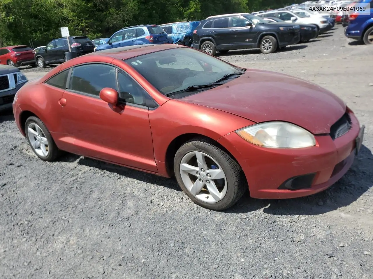 2009 Mitsubishi Eclipse Gs VIN: 4A3AK24F09E041069 Lot: 56494185