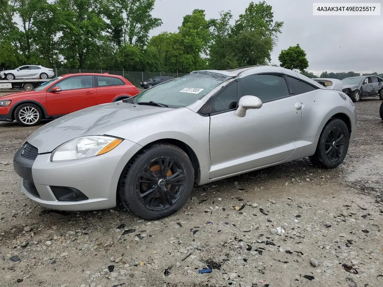 2009 Mitsubishi Eclipse Gt VIN: 4A3AK34T49E025517 Lot: 57817955