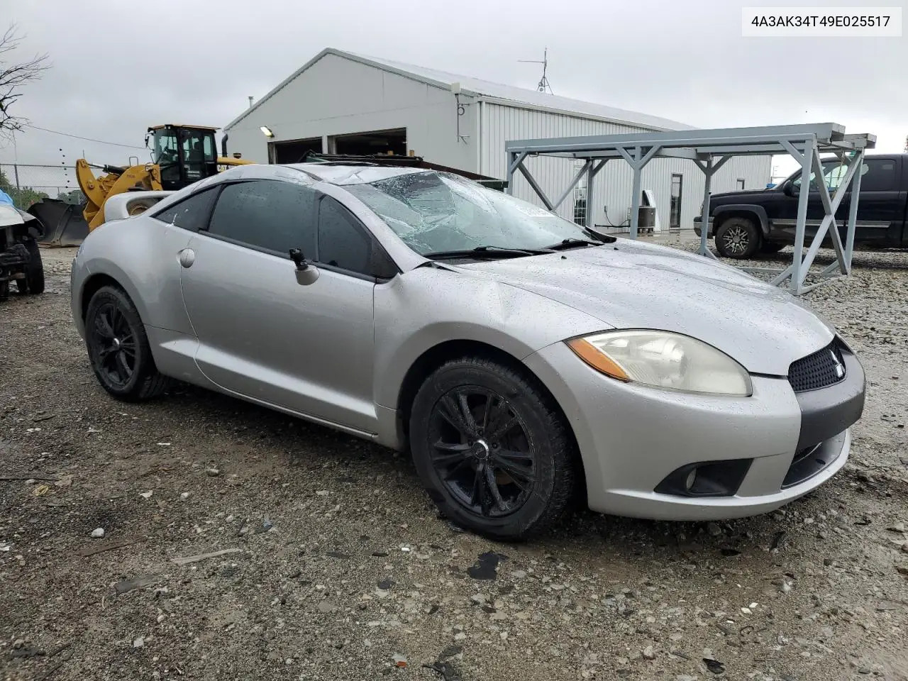 2009 Mitsubishi Eclipse Gt VIN: 4A3AK34T49E025517 Lot: 57817955
