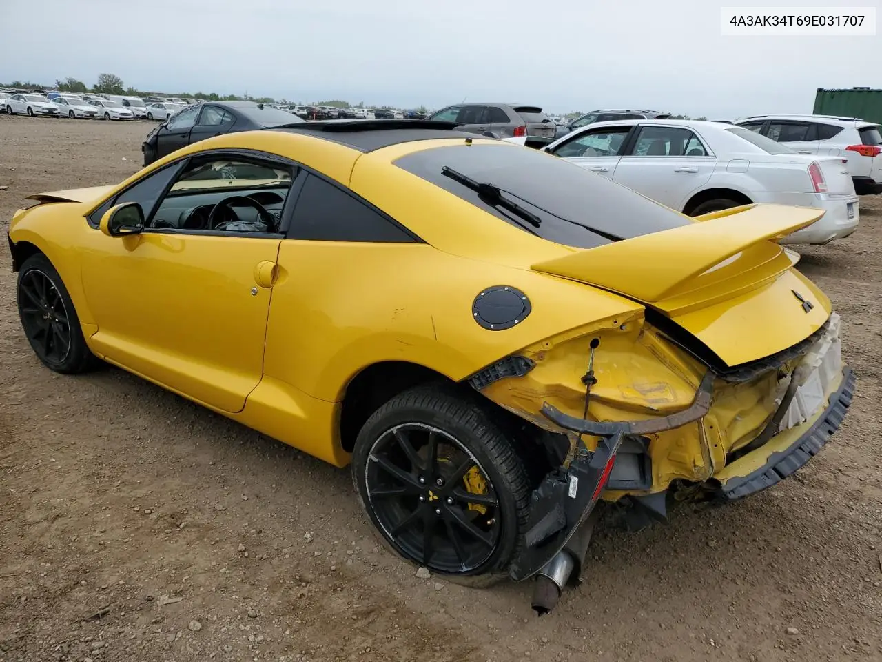 2009 Mitsubishi Eclipse Gt VIN: 4A3AK34T69E031707 Lot: 58742865