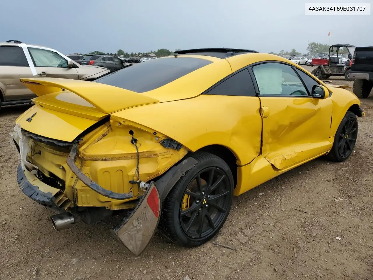 2009 Mitsubishi Eclipse Gt VIN: 4A3AK34T69E031707 Lot: 58742865