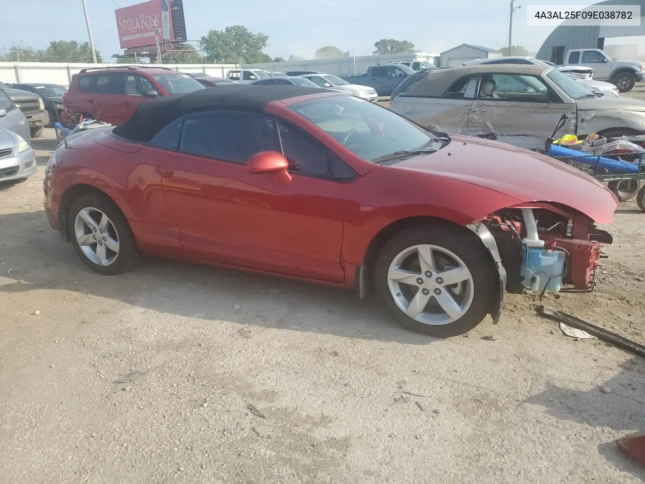 2009 Mitsubishi Eclipse Spyder Gs VIN: 4A3AL25F09E038782 Lot: 60027765