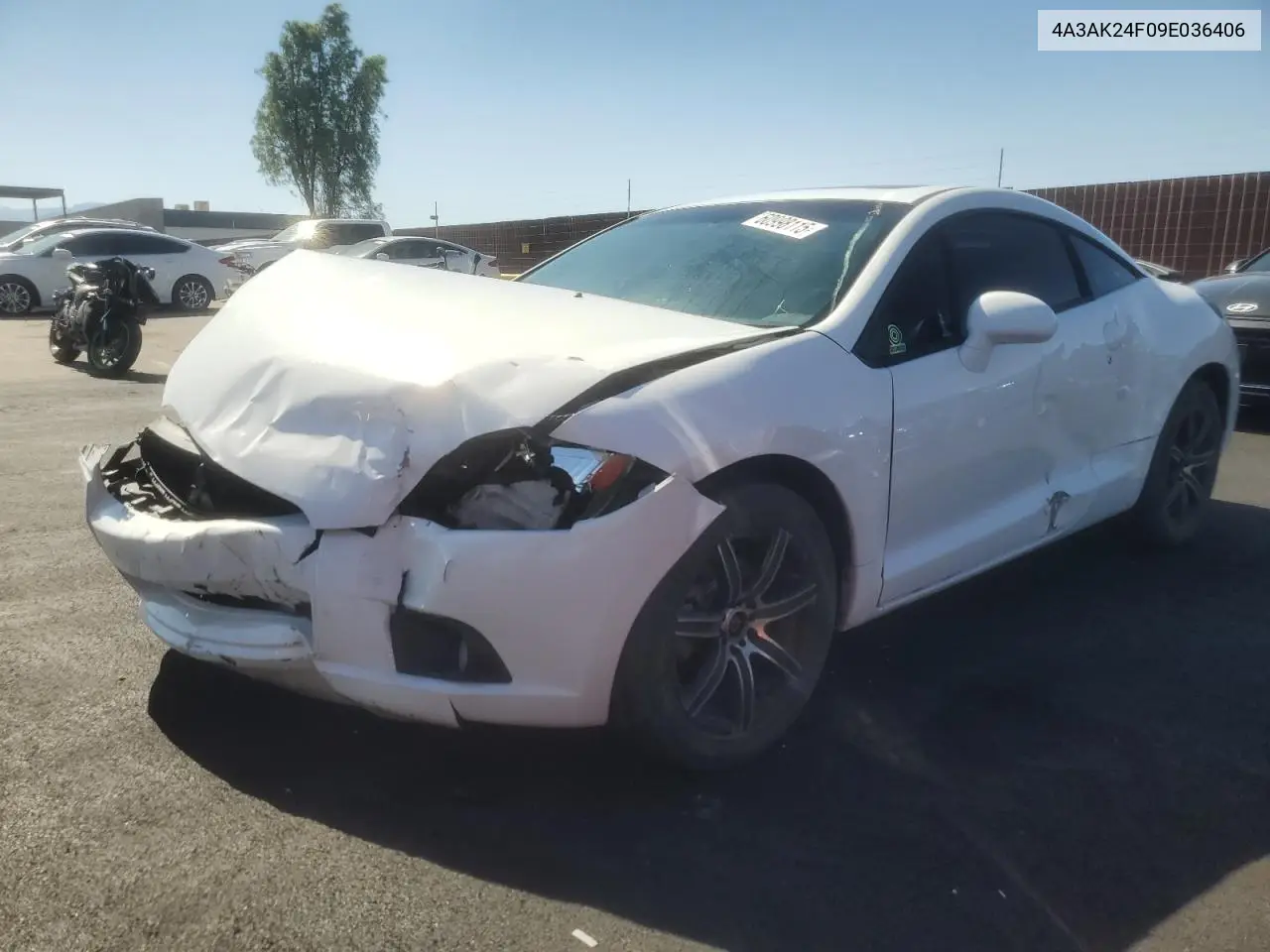2009 Mitsubishi Eclipse Gs VIN: 4A3AK24F09E036406 Lot: 60998115