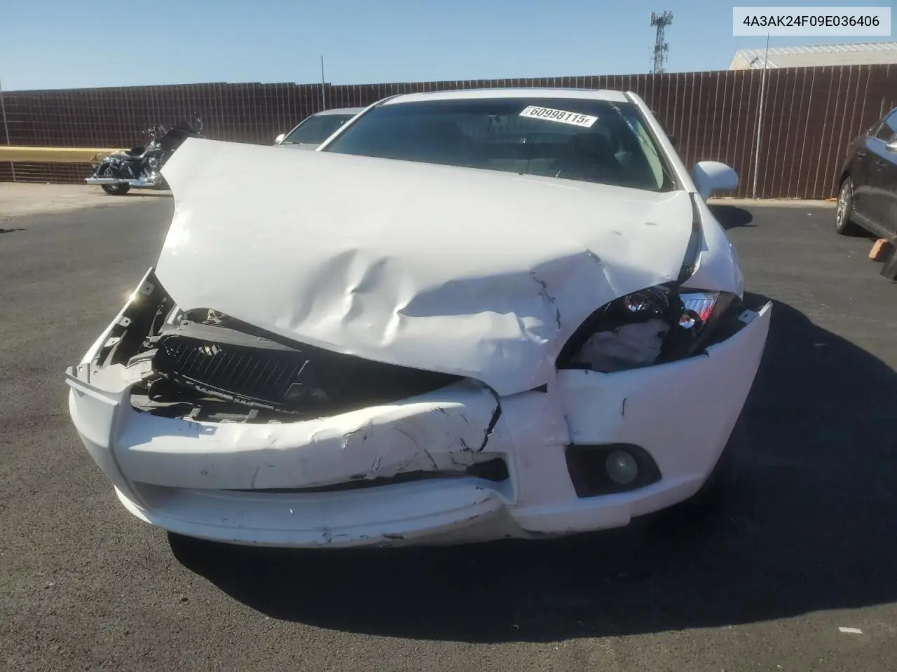 2009 Mitsubishi Eclipse Gs VIN: 4A3AK24F09E036406 Lot: 60998115