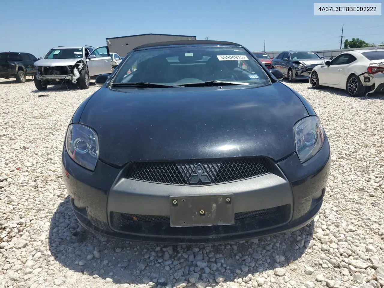 2011 Mitsubishi Eclipse Spyder Gt VIN: 4A37L3ET8BE002222 Lot: 55904915