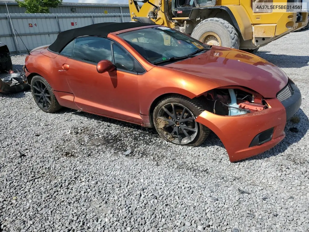 2011 Mitsubishi Eclipse Spyder Gs VIN: 4A37L5EF5BE014561 Lot: 60543835
