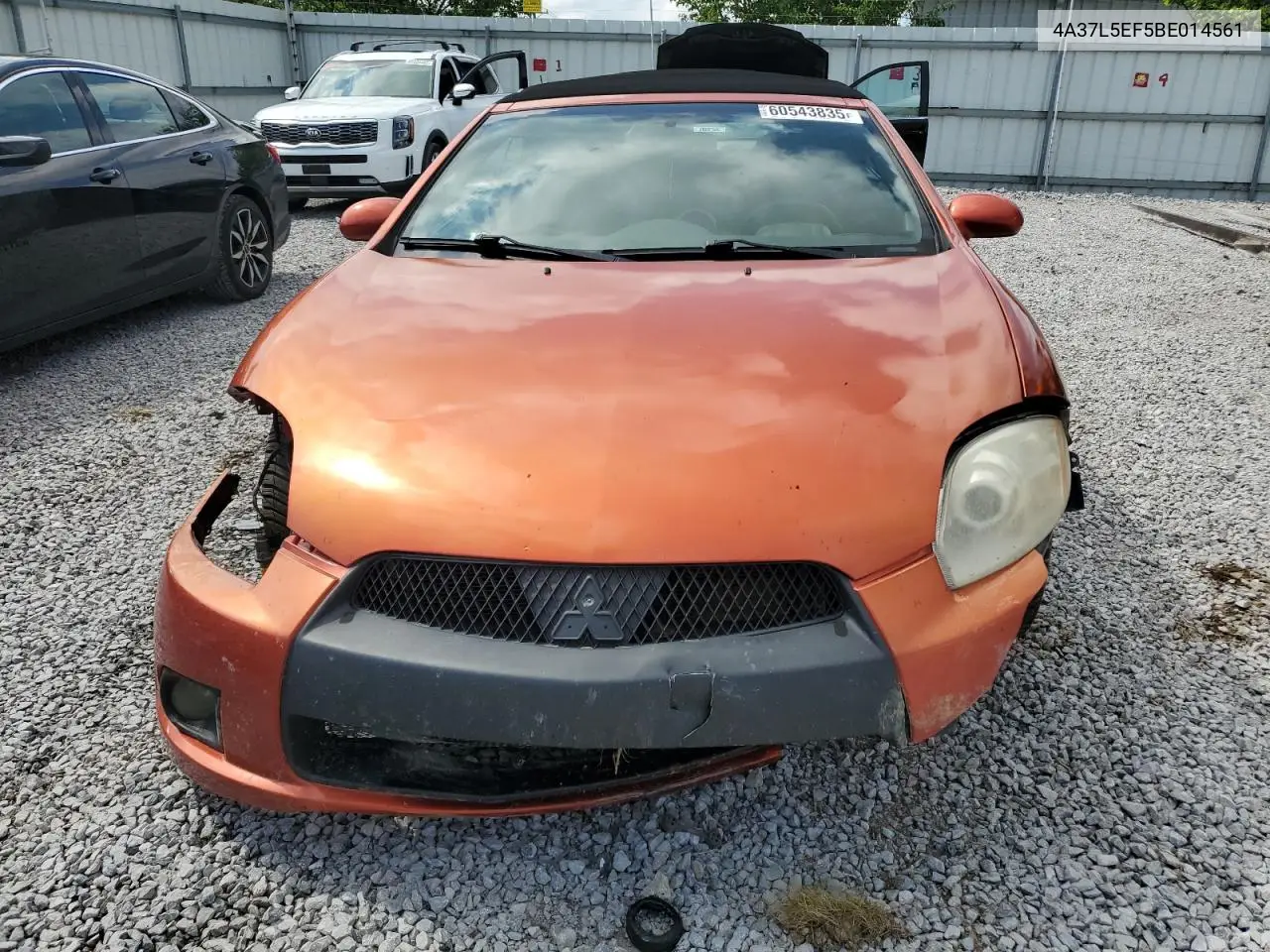 2011 Mitsubishi Eclipse Spyder Gs VIN: 4A37L5EF5BE014561 Lot: 60543835