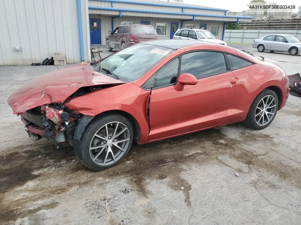 2011 Mitsubishi Eclipse Gs Sport VIN: 4A31K5DF3BE003438 Lot: 62751935