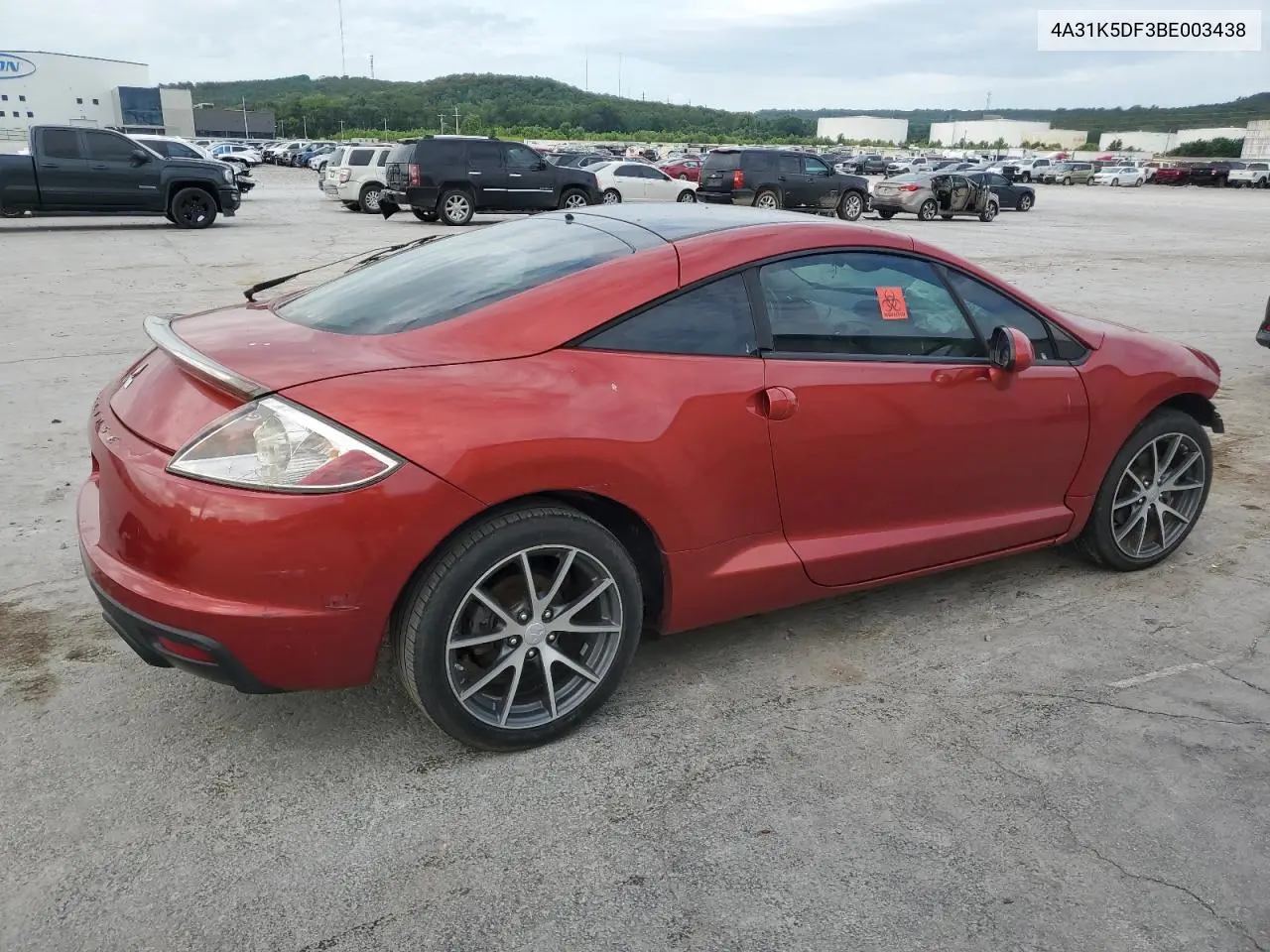 2011 Mitsubishi Eclipse Gs Sport VIN: 4A31K5DF3BE003438 Lot: 62751935