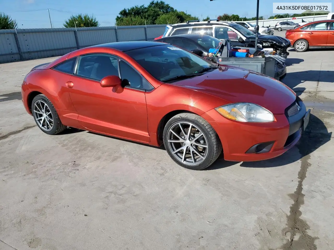 2011 Mitsubishi Eclipse Gs Sport VIN: 4A31K5DF0BE017572 Lot: 62771575