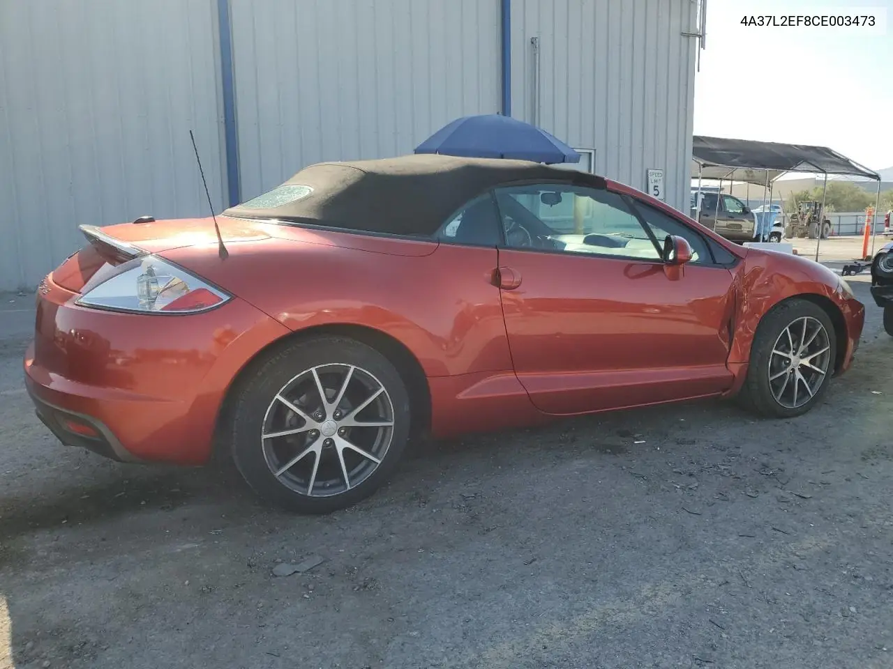 2012 Mitsubishi Eclipse Spyder Gs VIN: 4A37L2EF8CE003473 Lot: 62531685