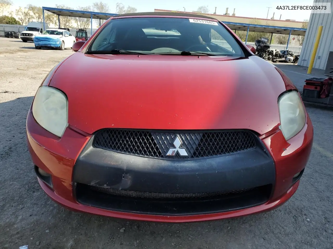 2012 Mitsubishi Eclipse Spyder Gs VIN: 4A37L2EF8CE003473 Lot: 62531685