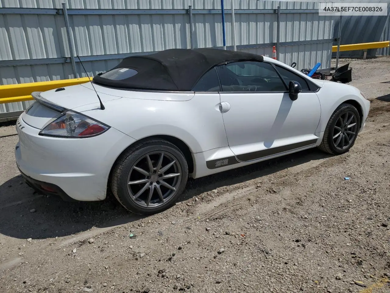 2012 Mitsubishi Eclipse Spyder Gs VIN: 4A37L5EF7CE008326 Lot: 63063825