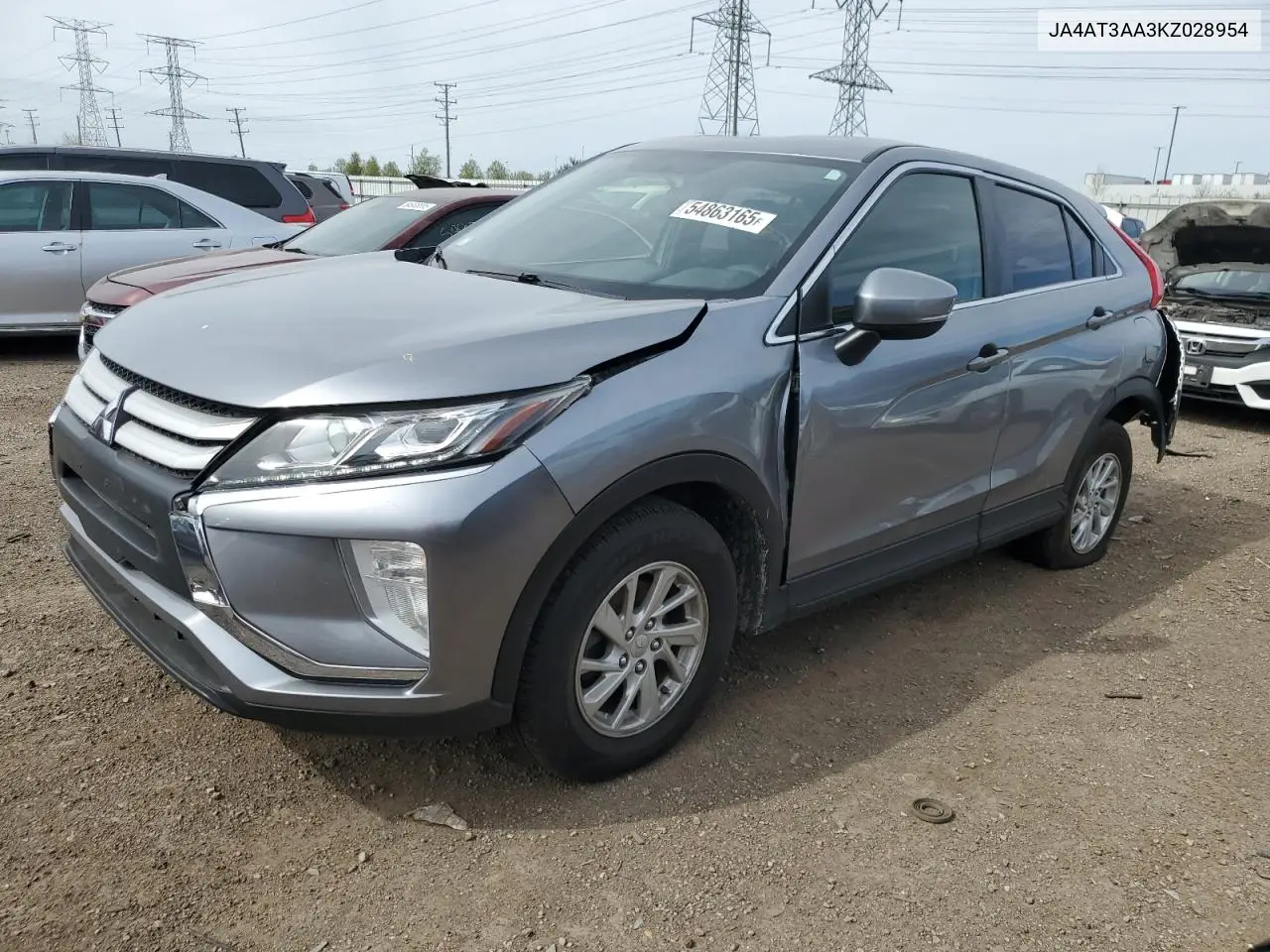 2019 Mitsubishi Eclipse Cross Es VIN: JA4AT3AA3KZ028954 Lot: 54863165