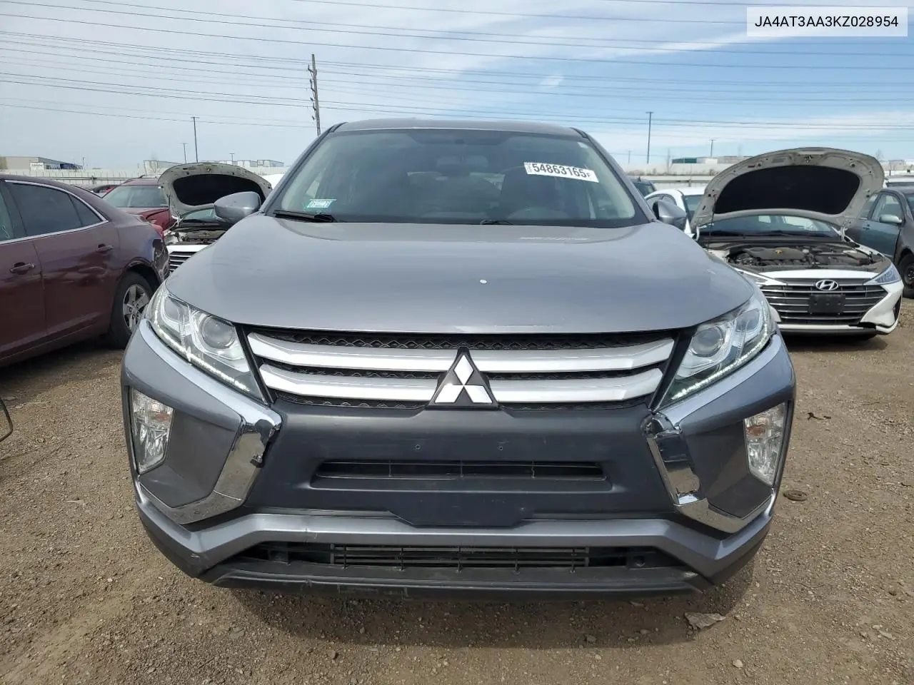 2019 Mitsubishi Eclipse Cross Es VIN: JA4AT3AA3KZ028954 Lot: 54863165