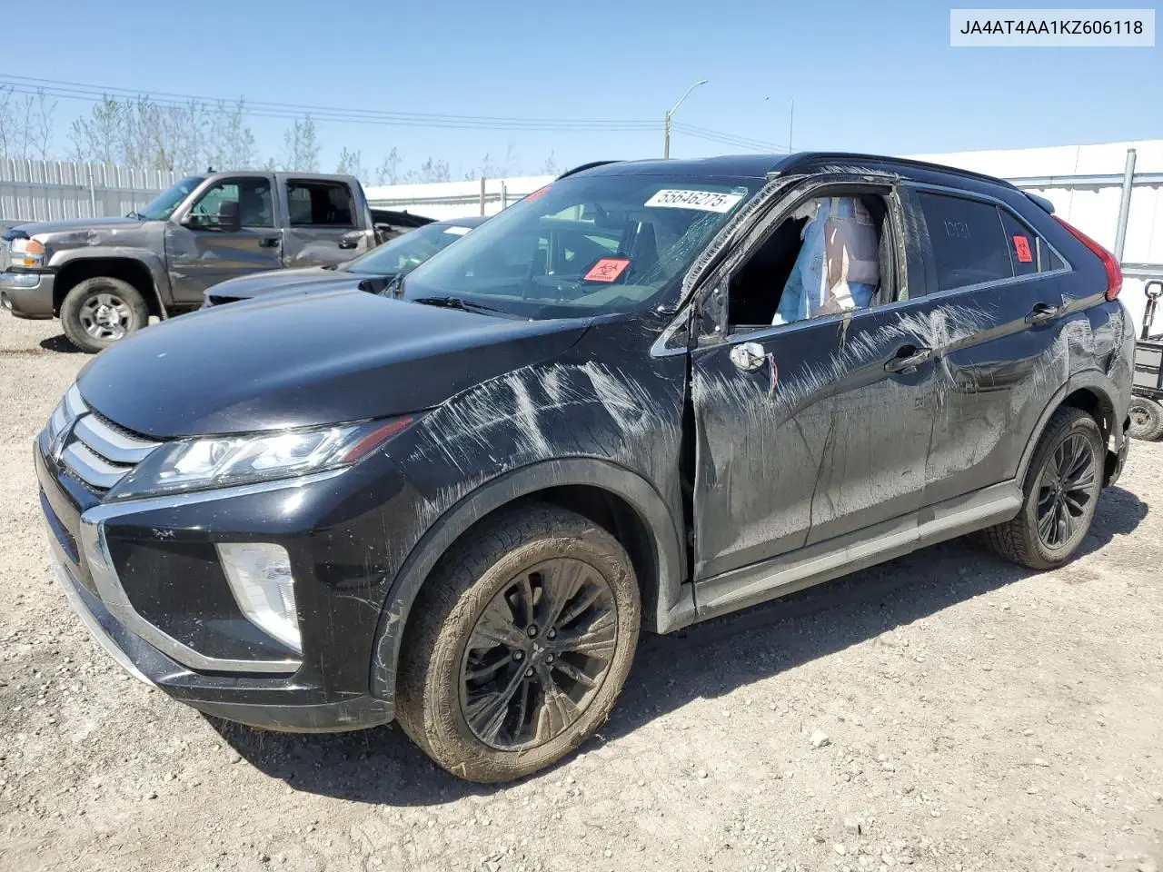 2019 Mitsubishi Eclipse Cross Le VIN: JA4AT4AA1KZ606118 Lot: 55646275
