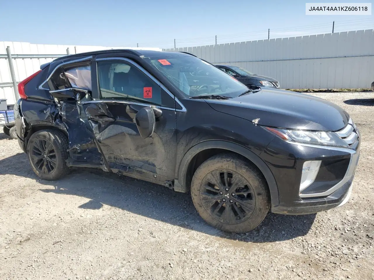 2019 Mitsubishi Eclipse Cross Le VIN: JA4AT4AA1KZ606118 Lot: 55646275