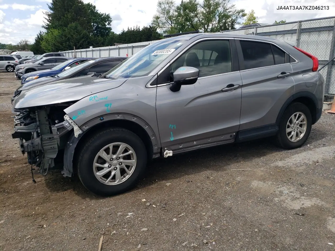 2019 Mitsubishi Eclipse Cross Es VIN: JA4AT3AA7KZ046213 Lot: 56300285