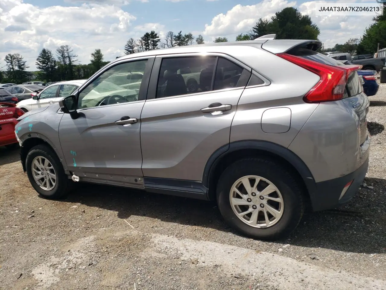 2019 Mitsubishi Eclipse Cross Es VIN: JA4AT3AA7KZ046213 Lot: 56300285