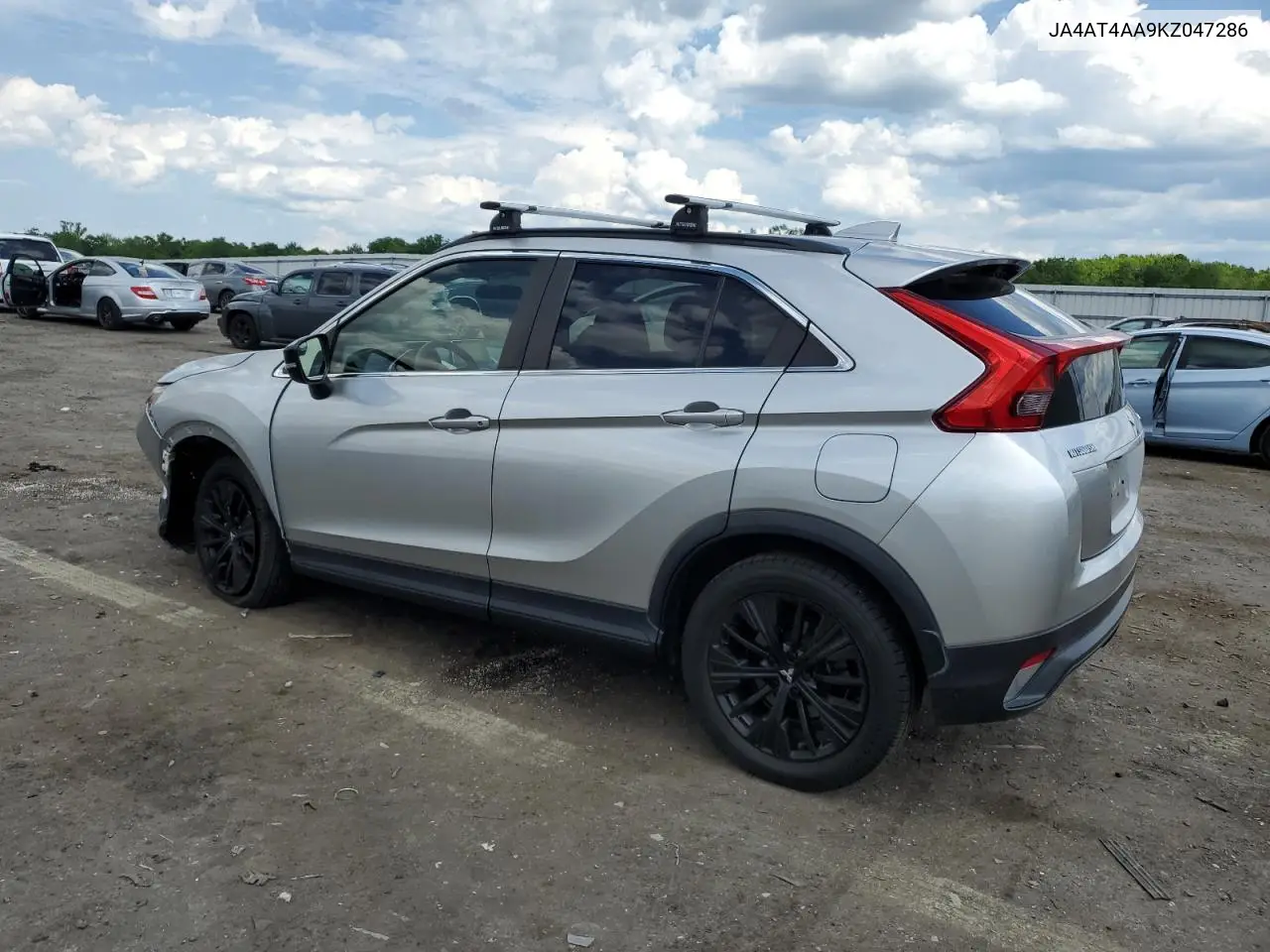 2019 Mitsubishi Eclipse Cross Le VIN: JA4AT4AA9KZ047286 Lot: 56408985