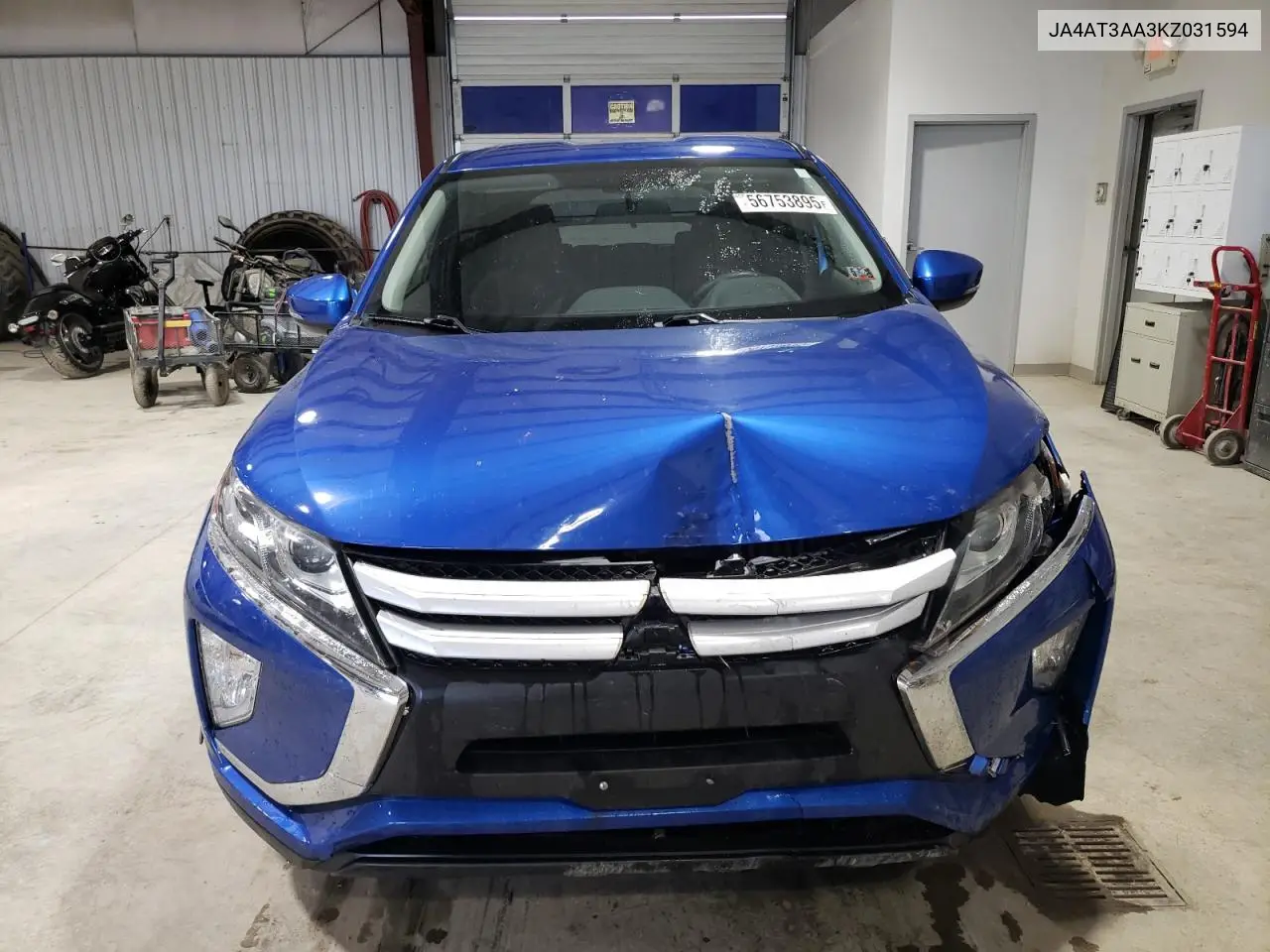 2019 Mitsubishi Eclipse Cross Es VIN: JA4AT3AA3KZ031594 Lot: 56753895