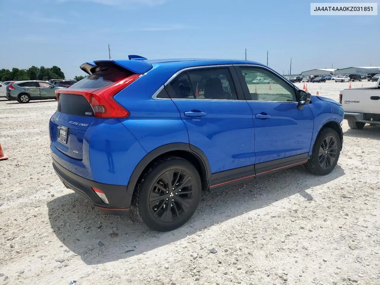 2019 Mitsubishi Eclipse Cross Le VIN: JA4AT4AA0KZ031851 Lot: 56902385
