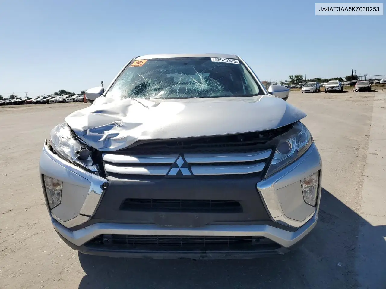 2019 Mitsubishi Eclipse Cross Es VIN: JA4AT3AA5KZ030253 Lot: 56925305
