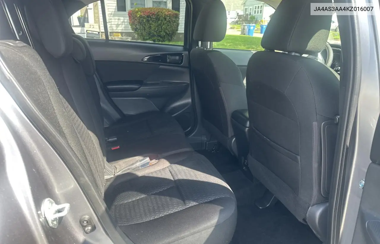2019 Mitsubishi Eclipse Cross Es VIN: JA4AS3AA4KZ016007 Lot: 57044865
