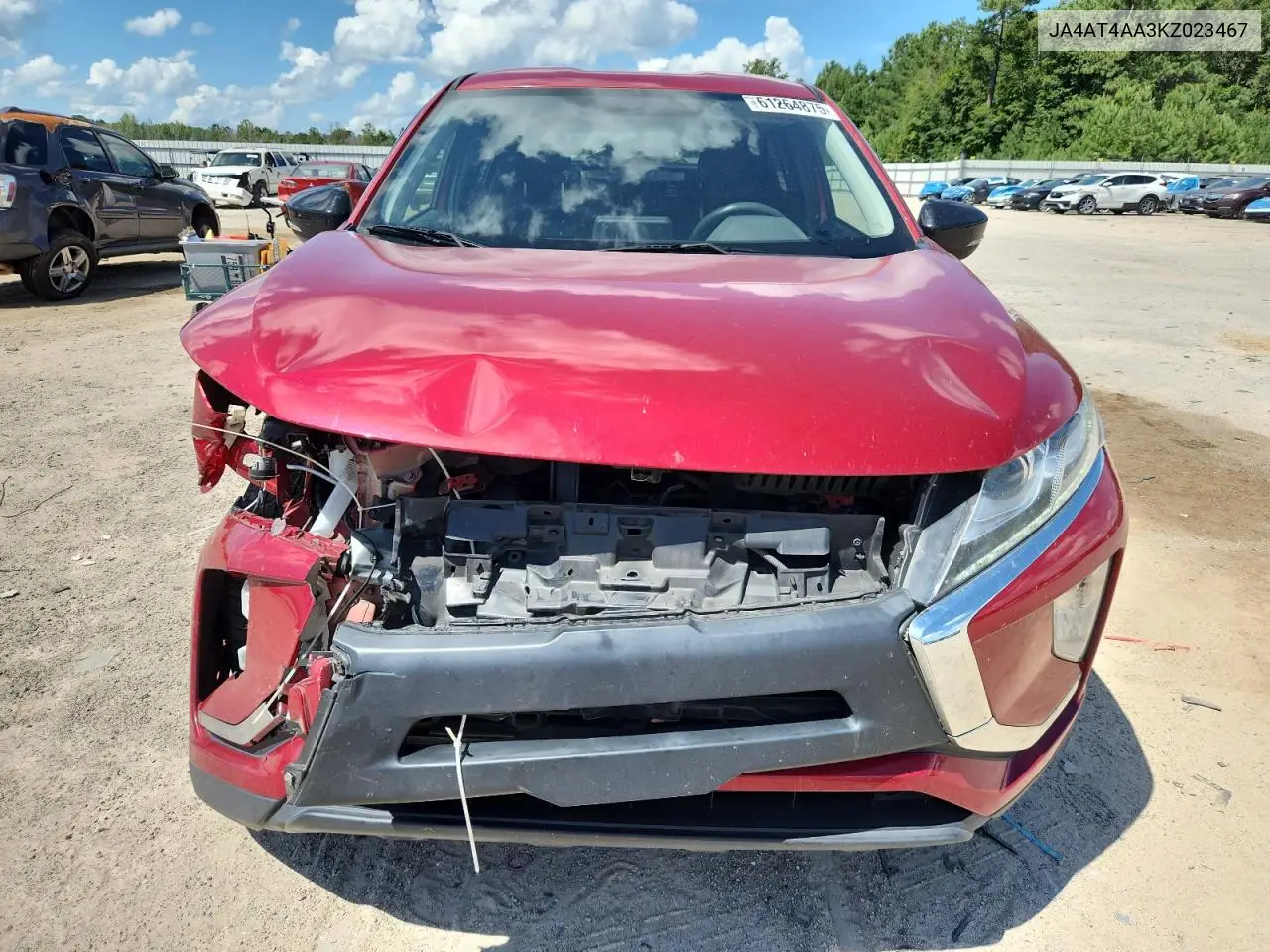 2019 Mitsubishi Eclipse Cross Le VIN: JA4AT4AA3KZ023467 Lot: 61264875