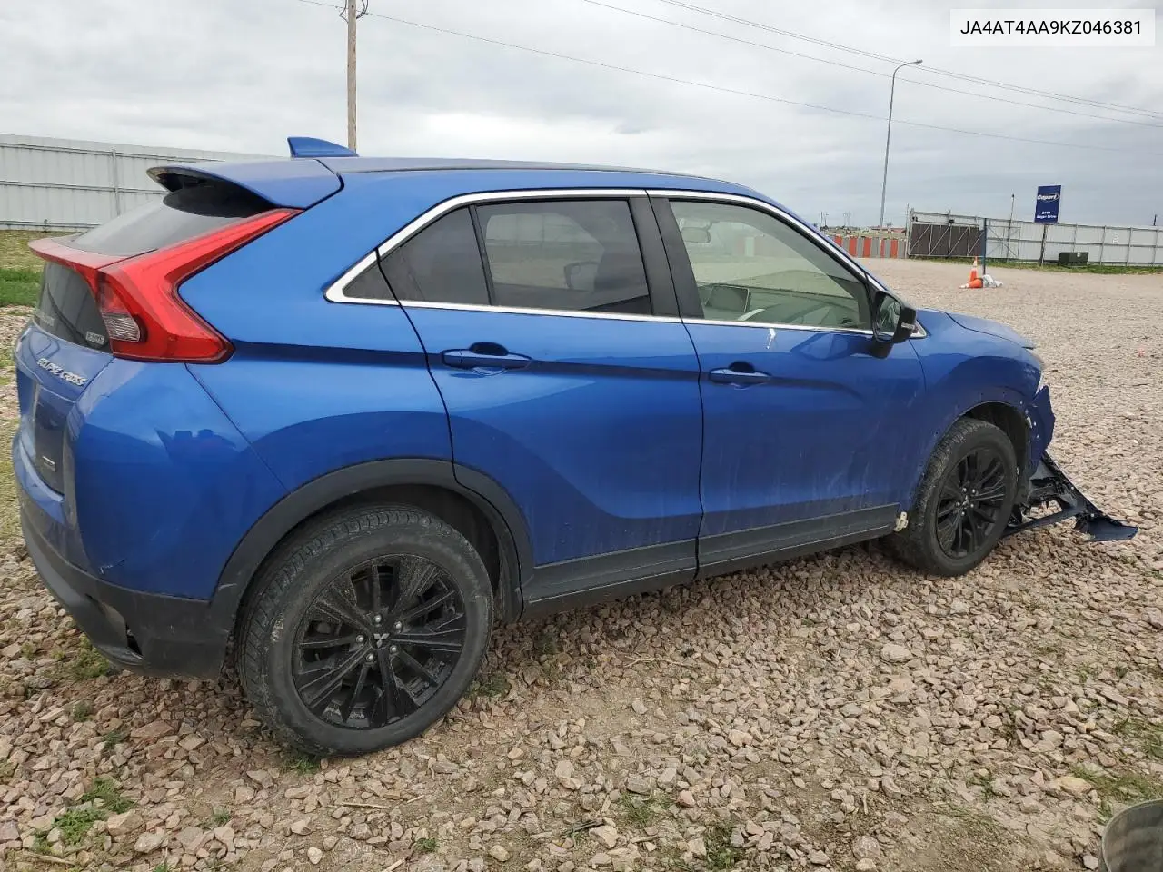 2019 Mitsubishi Eclipse Cross Le VIN: JA4AT4AA9KZ046381 Lot: 61342585