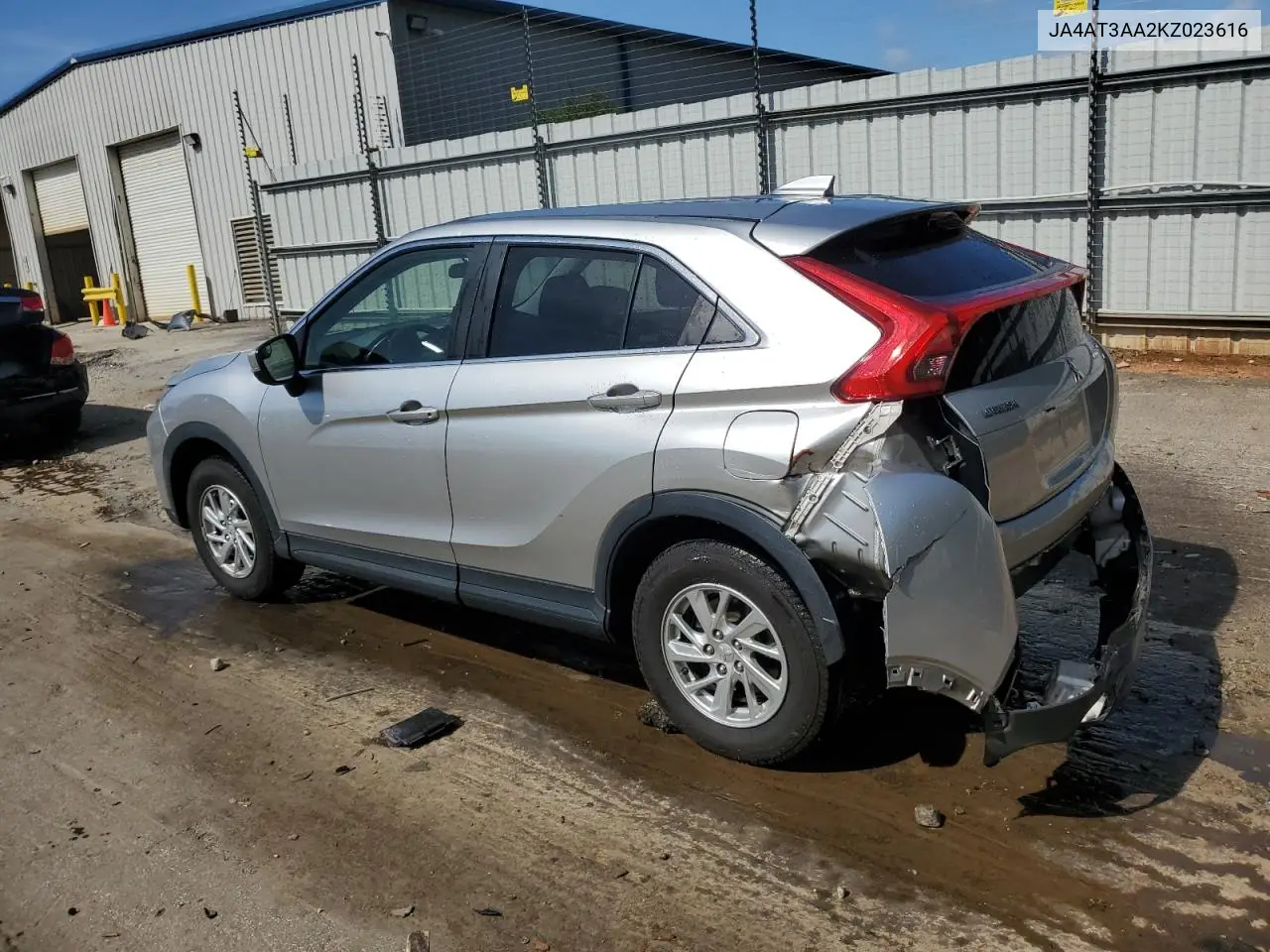 2019 Mitsubishi Eclipse Cross Es VIN: JA4AT3AA2KZ023616 Lot: 61449735