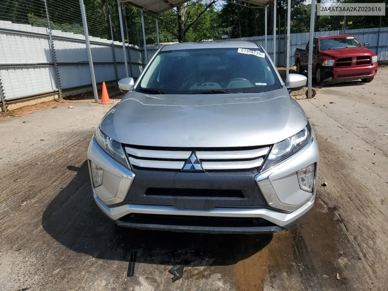 2019 Mitsubishi Eclipse Cross Es VIN: JA4AT3AA2KZ023616 Lot: 61449735