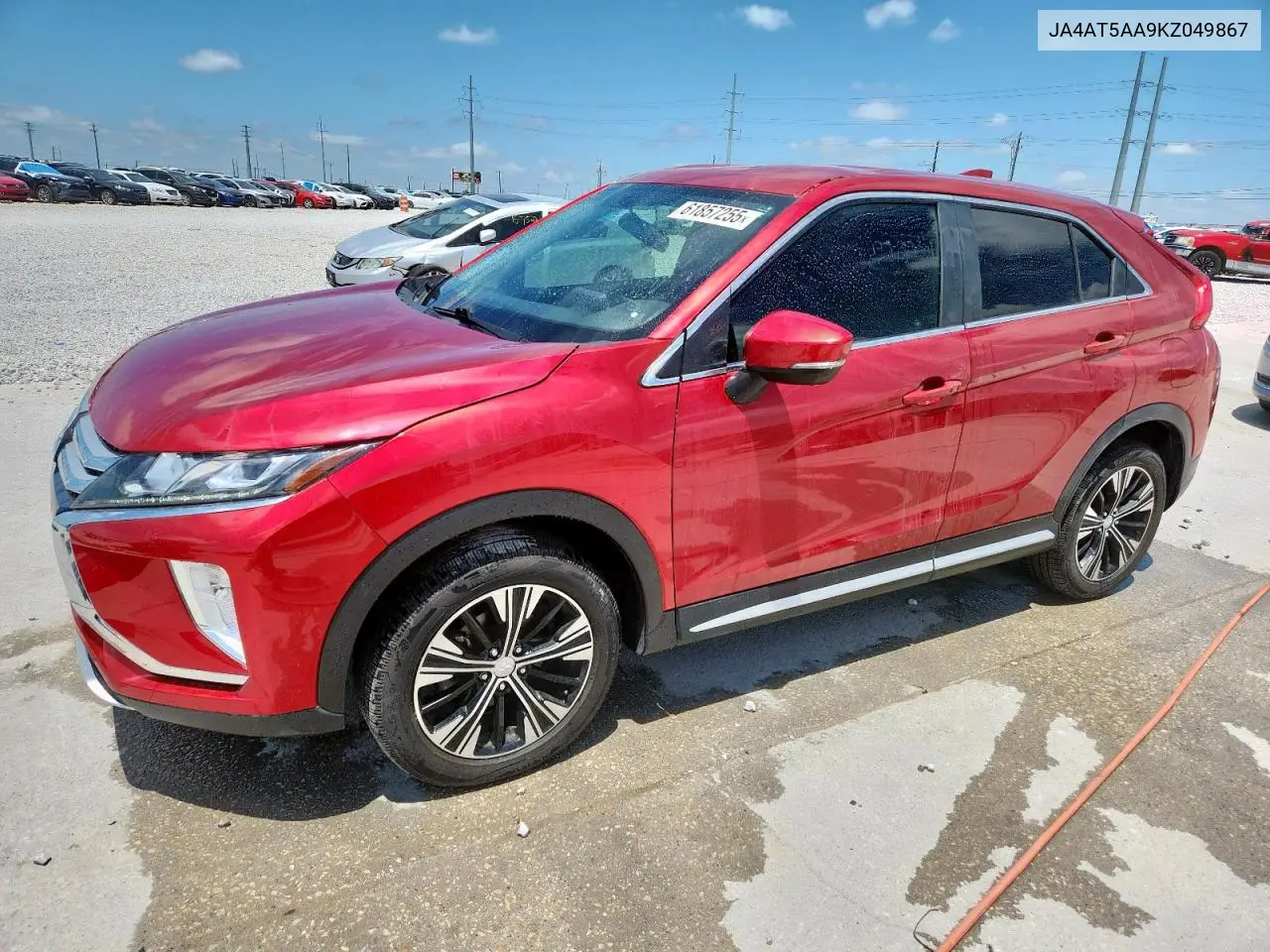 2019 Mitsubishi Eclipse Cross Se VIN: JA4AT5AA9KZ049867 Lot: 61857255