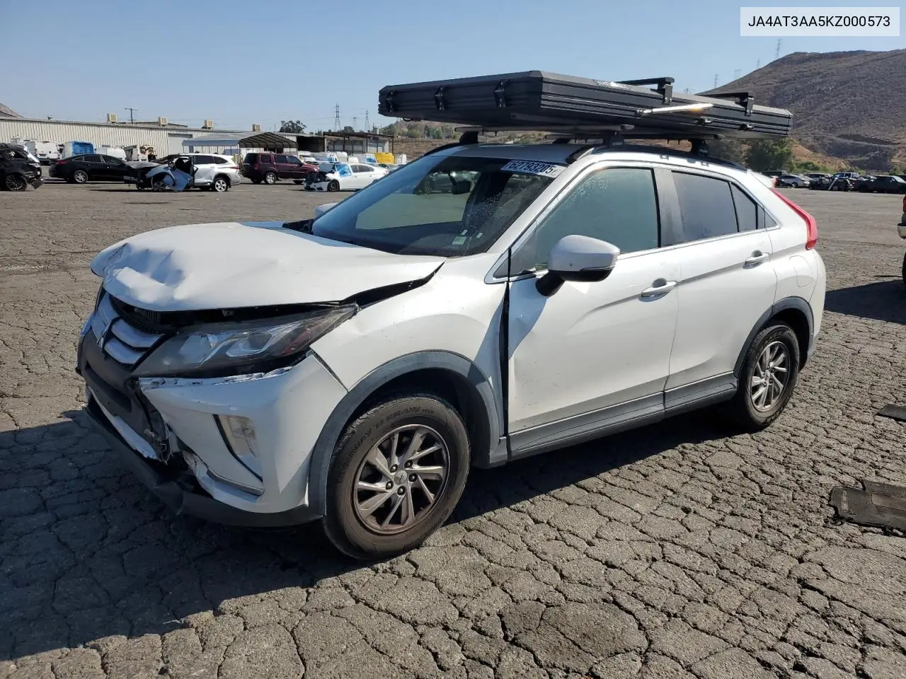 2019 Mitsubishi Eclipse Cross Es VIN: JA4AT3AA5KZ000573 Lot: 62793205