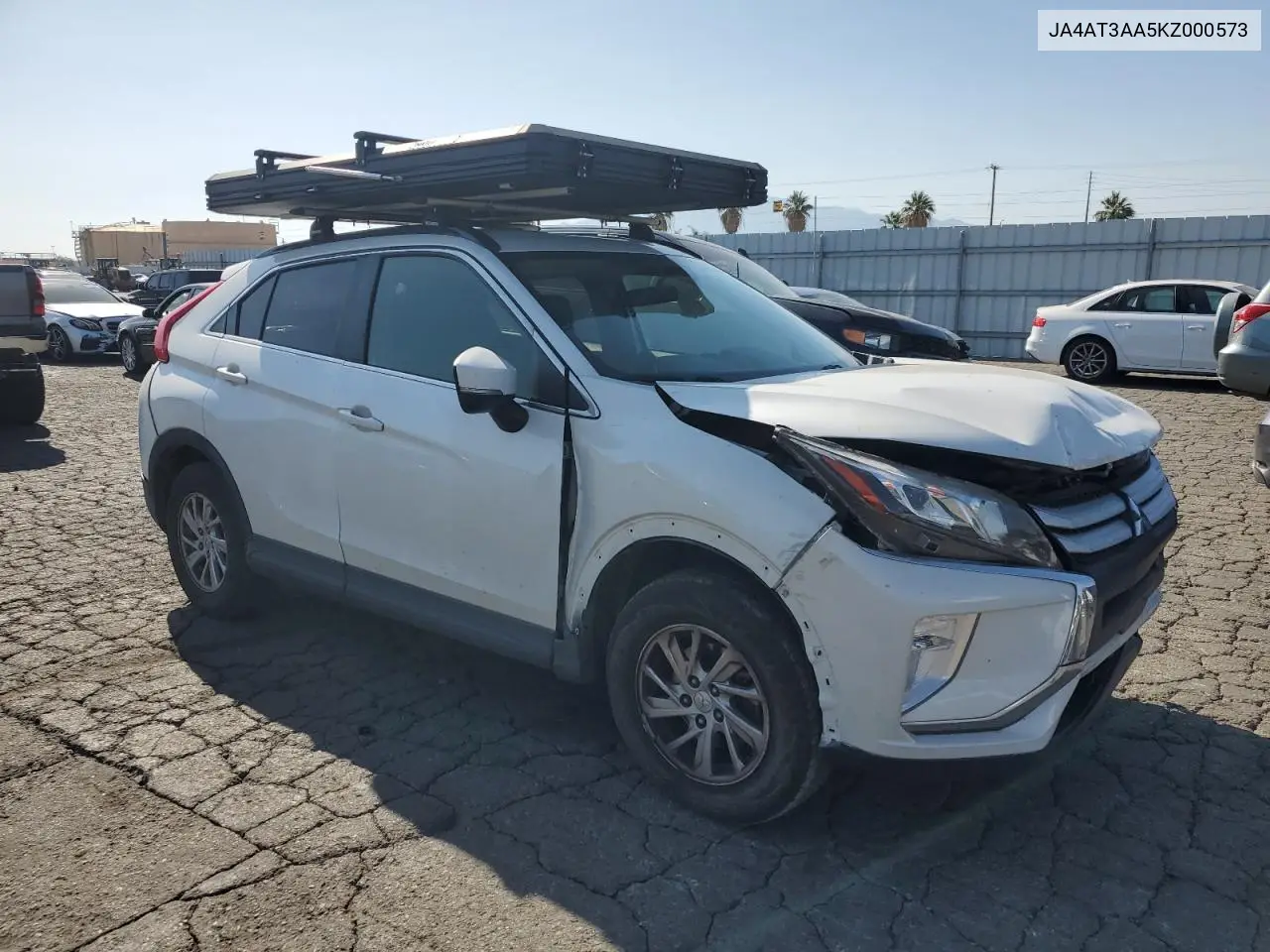 2019 Mitsubishi Eclipse Cross Es VIN: JA4AT3AA5KZ000573 Lot: 62793205